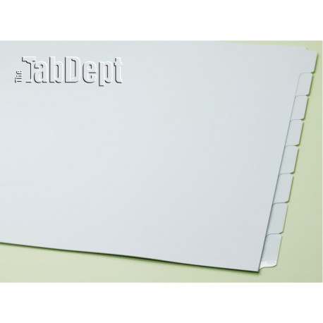 11x17 Set of 8 Index Tab Dividers (with Mylar)