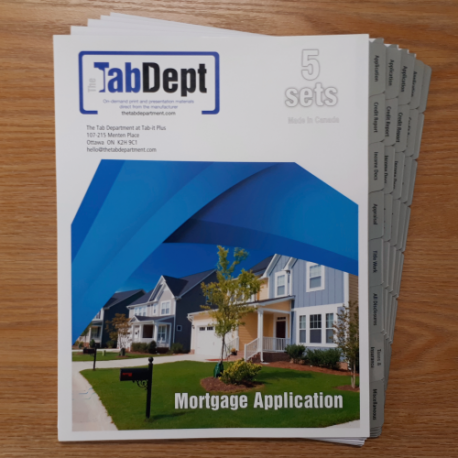 Mortgage Application Tabs