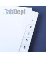 Letter tabs A to Z