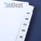 Letter tabs AA to ZZ
