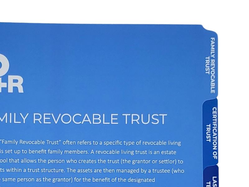 Custom Printed Tab Dividers